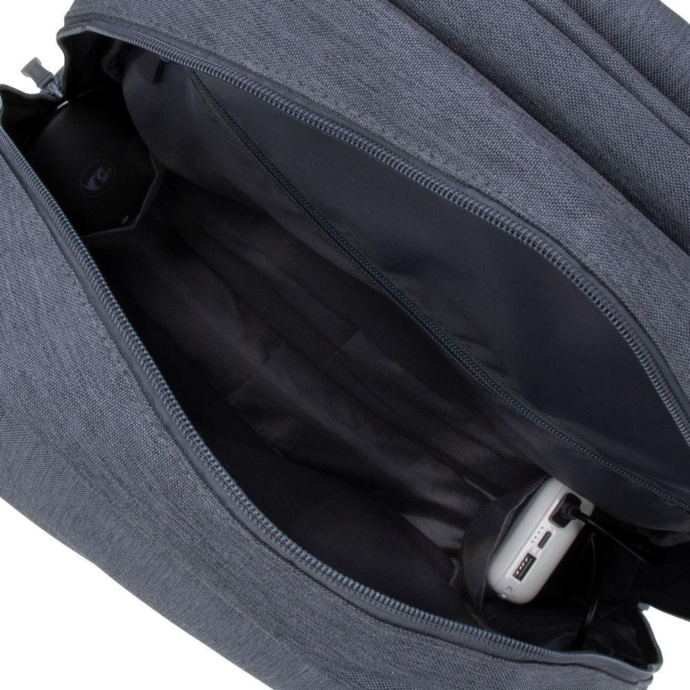 NB BACKPACK ANTI-THEFT 17.3"/7567 DARK GREY RIVACASE - Image 22