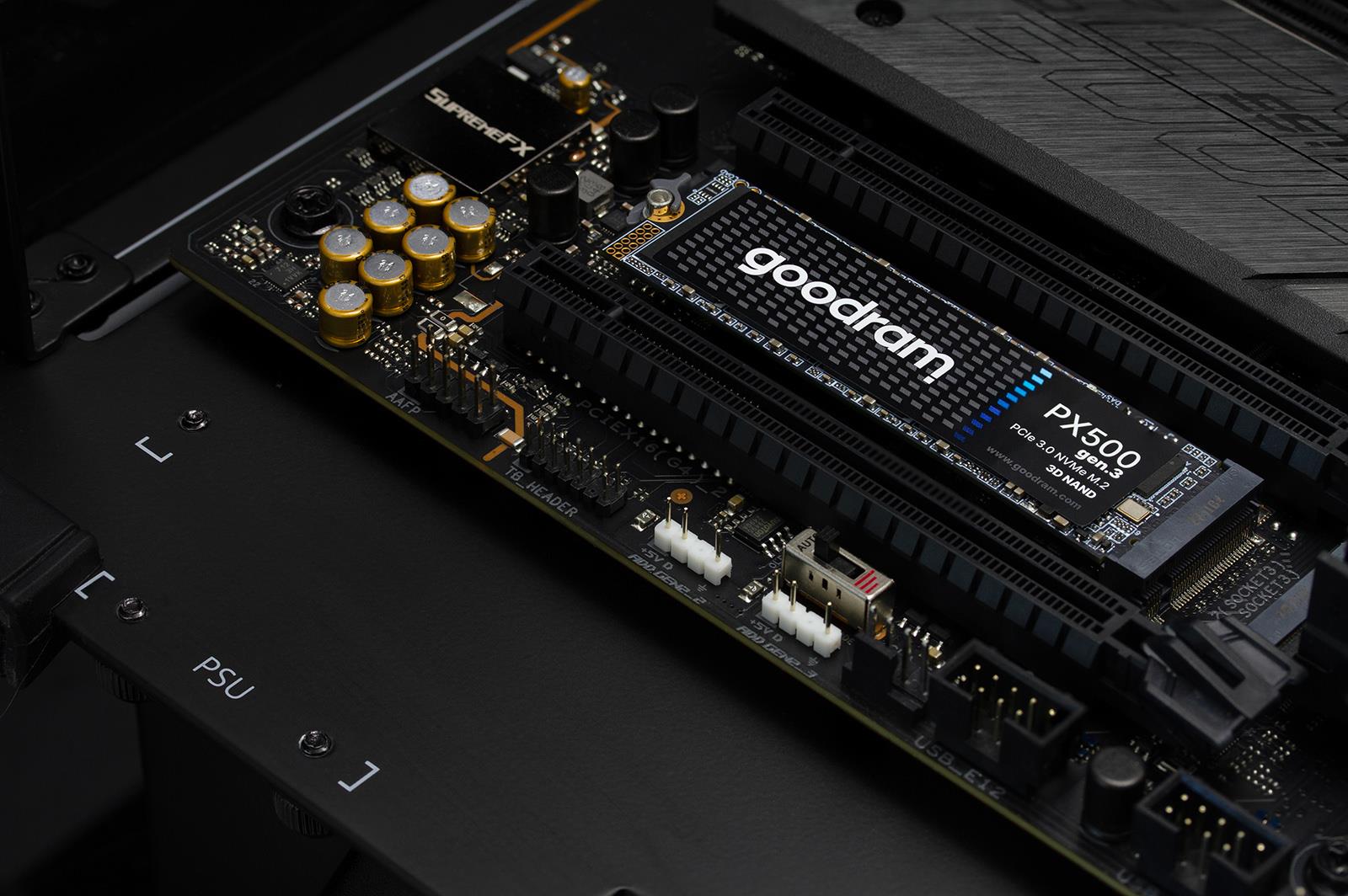 SSD GOODRAM 600xTBW rating MTBF 1500000 h Read speed 3300 MB/s Write speed 2700 MB/s NVMe Yes PCI Express 3.0 M.2 1000 GB SSDPR-PX500-01T-80-G3 - Image 7