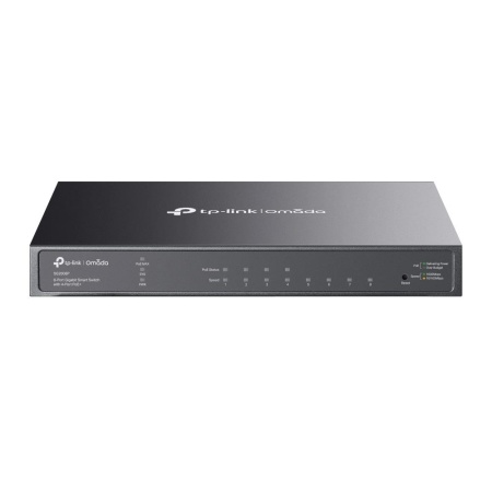 Switch TP-LINK Omada TL-SG2008P Type L2+ Desktop/pedestal 8x10Base-T / 100Base-TX / 1000Base-T PoE+ ports 4 62 Watts TL-SG2008P