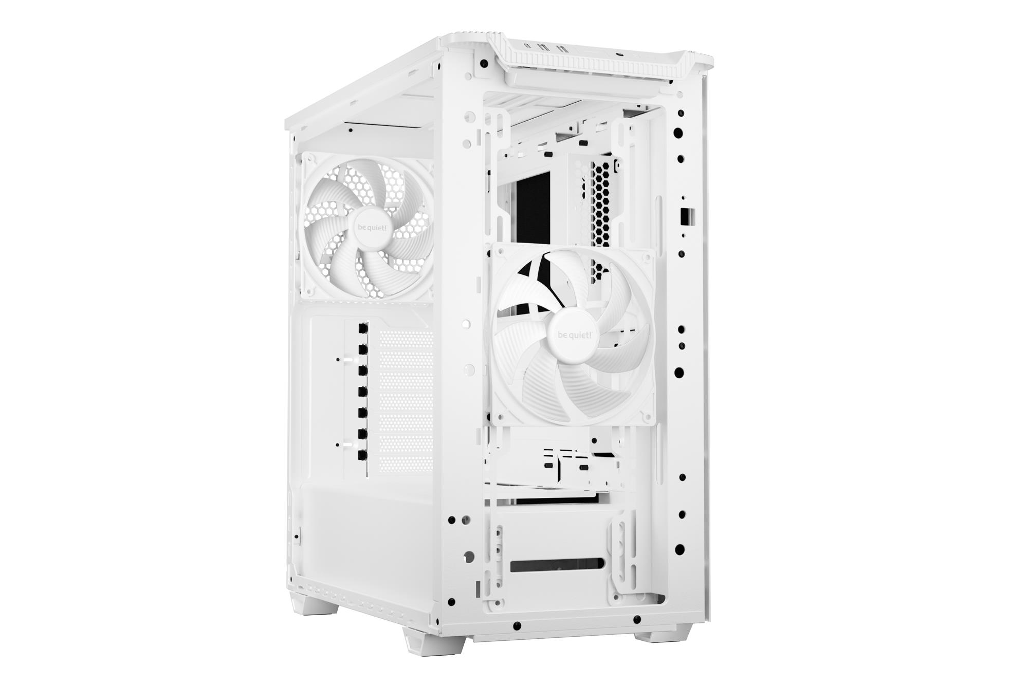 Case BE QUIET BGW75 MidiTower Case product features Transparent panel Not included ATX MicroATX MiniITX Colour White BGW75 - Image 3