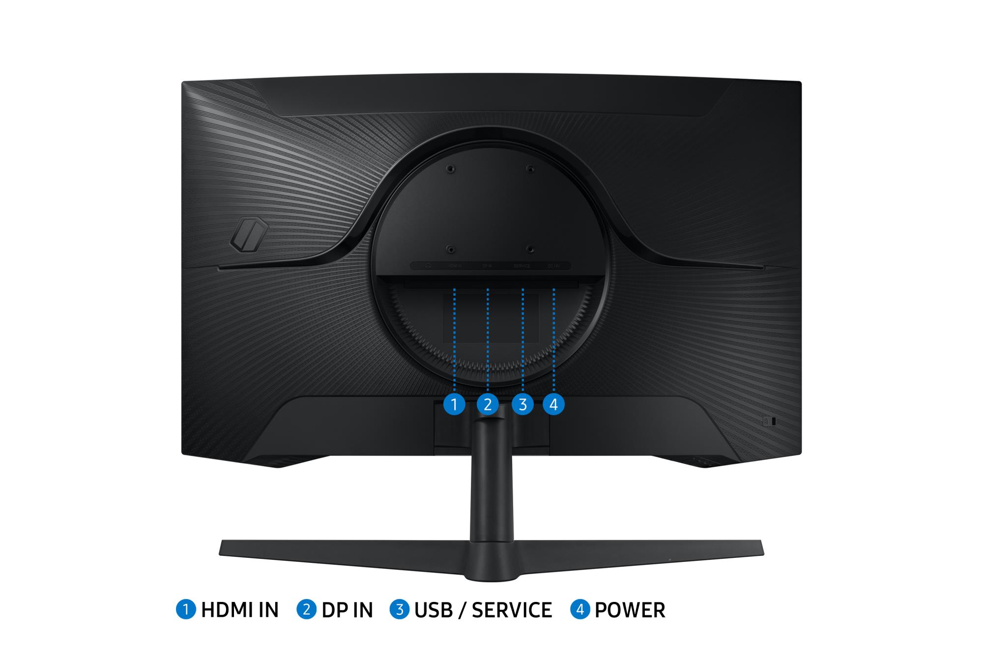 LCD Monitor SAMSUNG 27 " 2560 x 1440 pixels Wide Quad HD Native aspect ratio 16:9 LED Curved LS27CG554EUXEN - Image 12