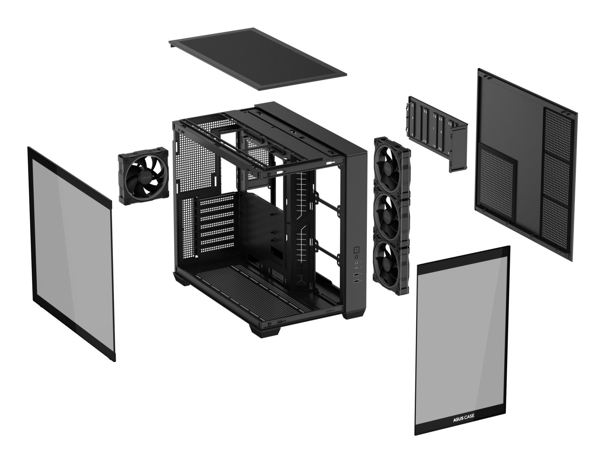 Case ASUS ATX/micro ATX/Mini-ITX Black PC A32PLUSTGARGBBLACK - Image 15