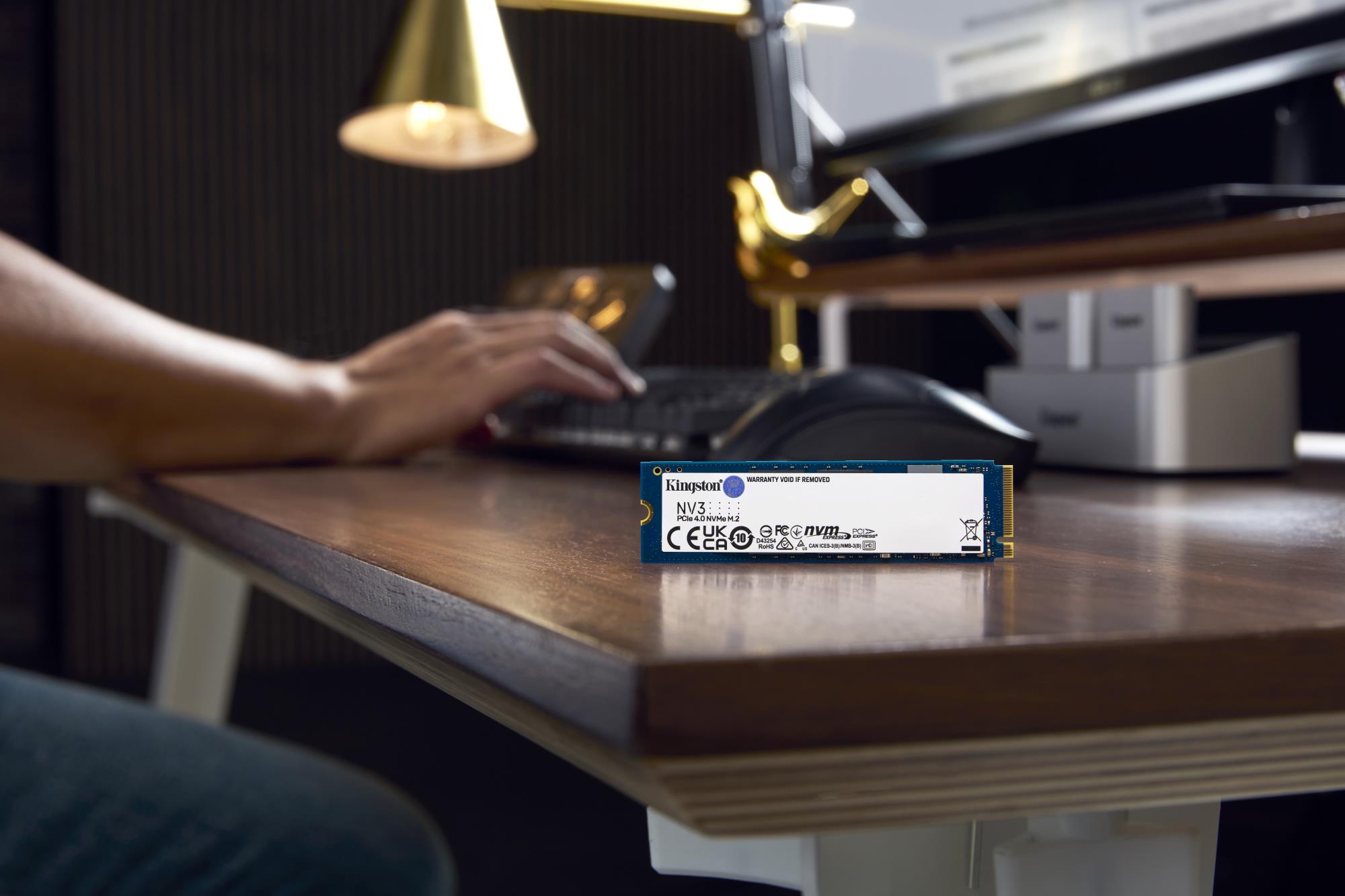 SSD KINGSTON NV3 1TB M.2 PCIE NVMe 3D NAND Write speed 4000 MBytes/sec Read speed 6000 MBytes/sec TBW 320 TB MTBF 200000 hours SNV3S/1000G - Image 8