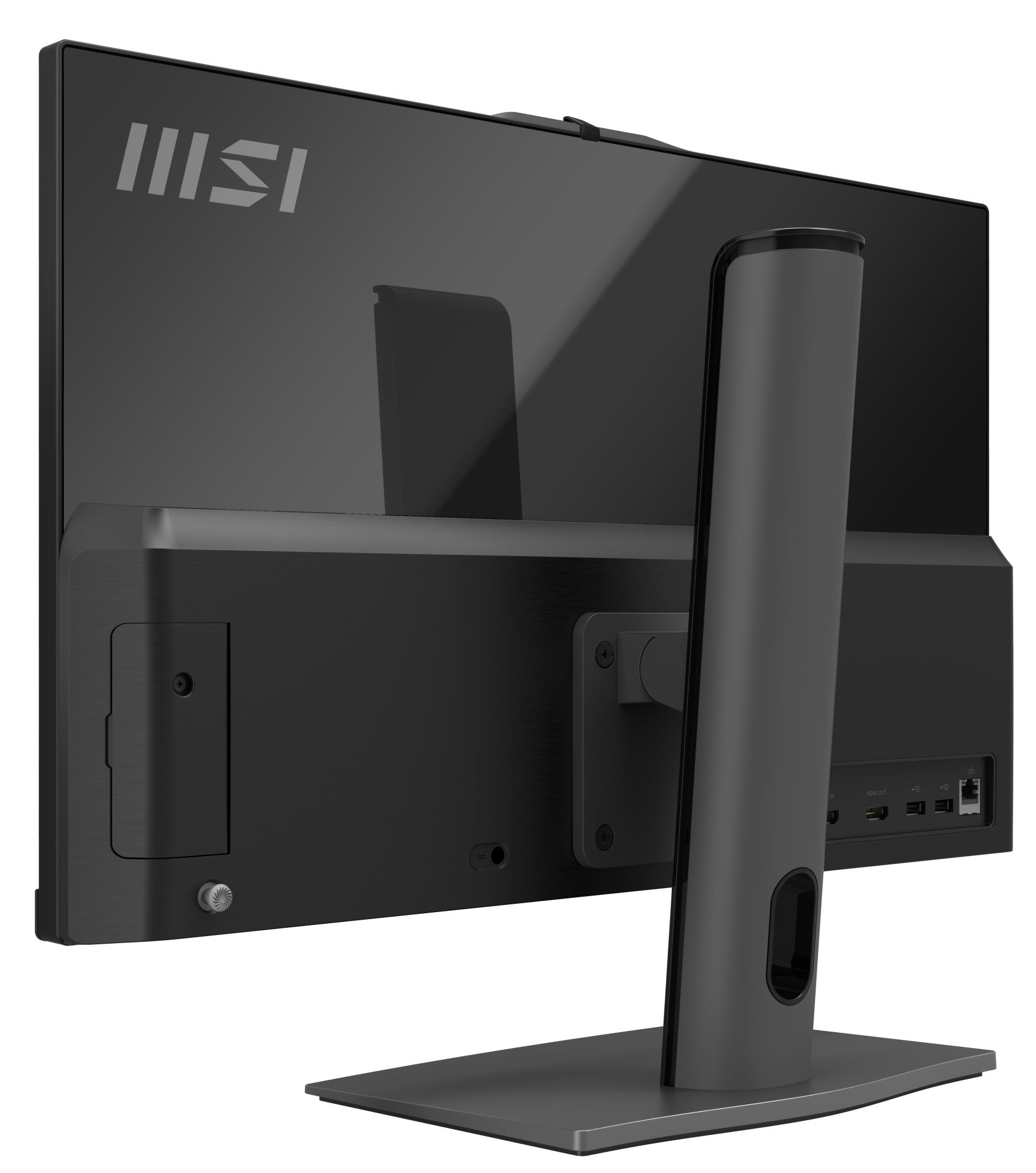 Monoblock PC MSI CPU Intel Intel Core 5 Intel Core 5 120U RAM 16 GB DDR5-SDRAM Screen 23.8 " 1920 x 1080 pixels Storage 512 GB SSDs 512 GB Not available On-board graphics Yes Intel® Graphics Black MODERNAM242P1M-2088XEU - Image 3