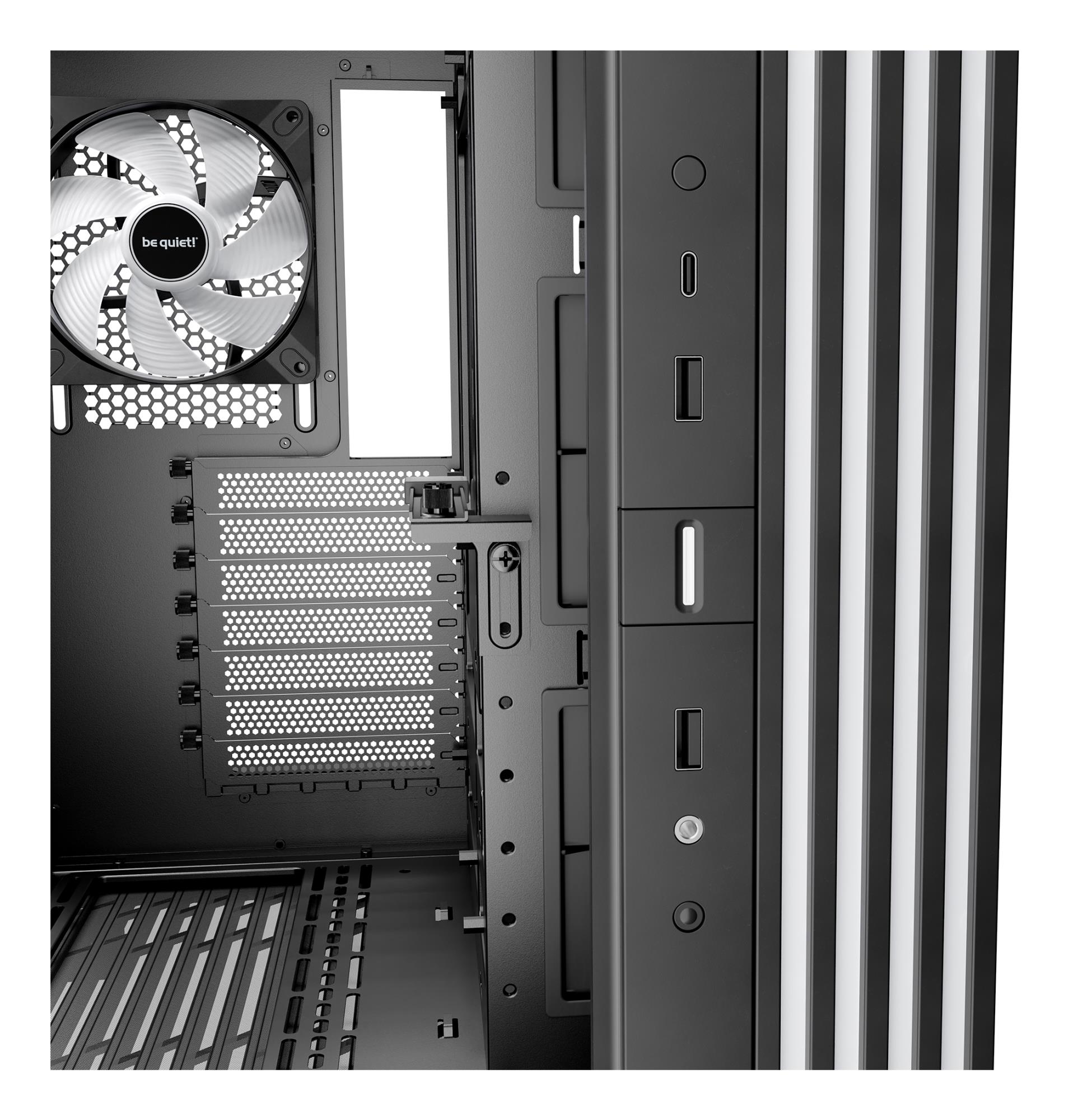 Case BE QUIET LIGHT BASE 600 DX Tower Case product features Transparent panel ATX MicroATX MiniITX Colour Black BGW65 - Image 6