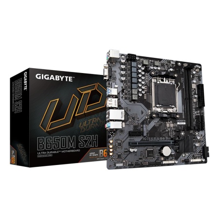 Mainboard GIGABYTE AMD B650 Socket AM5 micro ATX RAM DDR5-SDRAM 2xSlots 1xNumber of M.2 (M) slots B650M S2H (rev. 1.4) B650MS2H1.4
