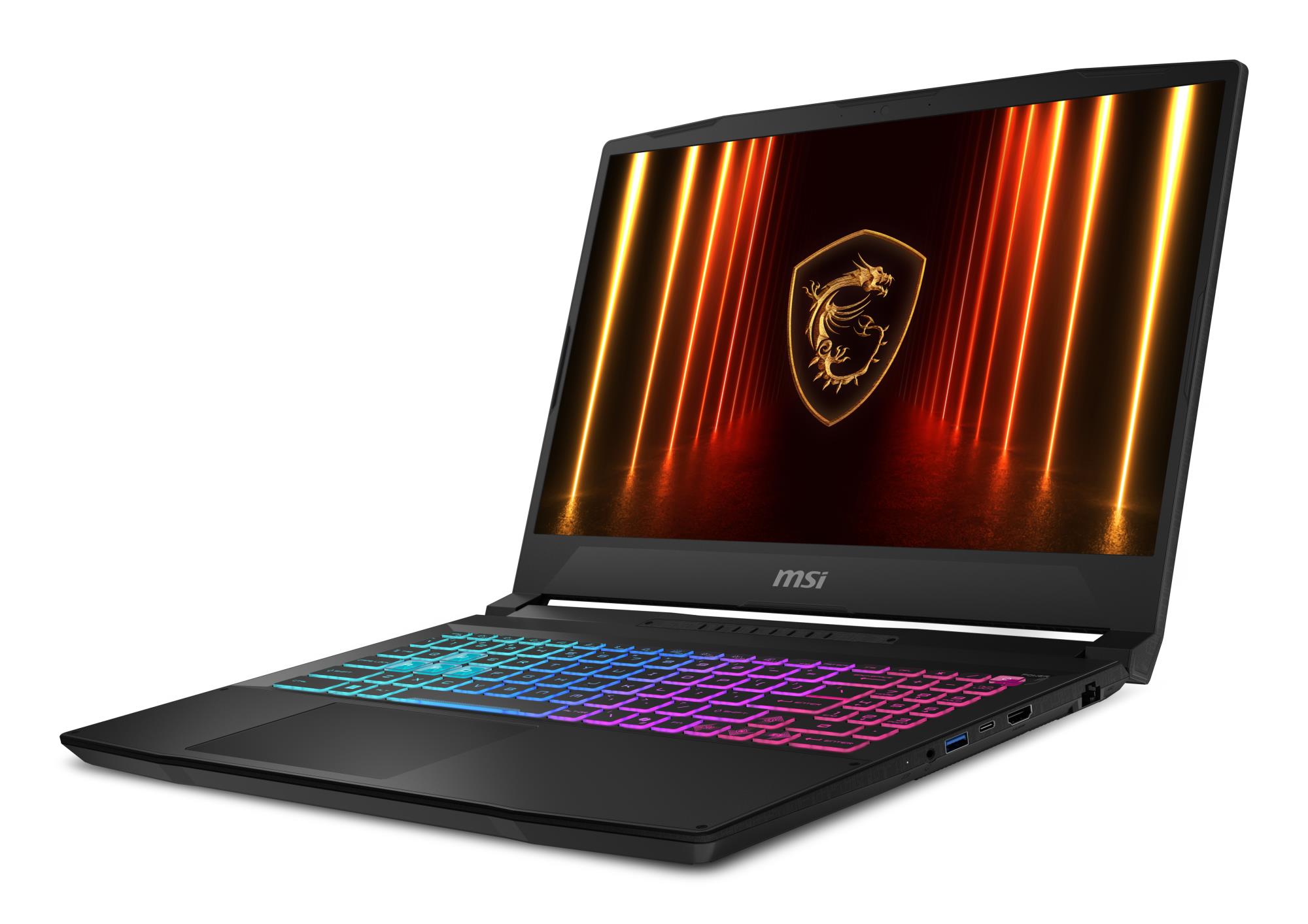 Notebook MSI Katana 15 HX B14WFK CPU Intel® CoreT i7 i7-14650HX 15.6 " 1920 x 1080 pixels RAM 16 GB DDR5-SDRAM SSD 1000 GB Discrete graphics NVIDIA GeForce RTX 5060 8 GB On-board graphics Yes Numeric keypad Yes OS installed Windows 11 Home Colour Black Weight 2.4 kg 5600 MHz KATANA15HXB14WFK-845NL - Image 3