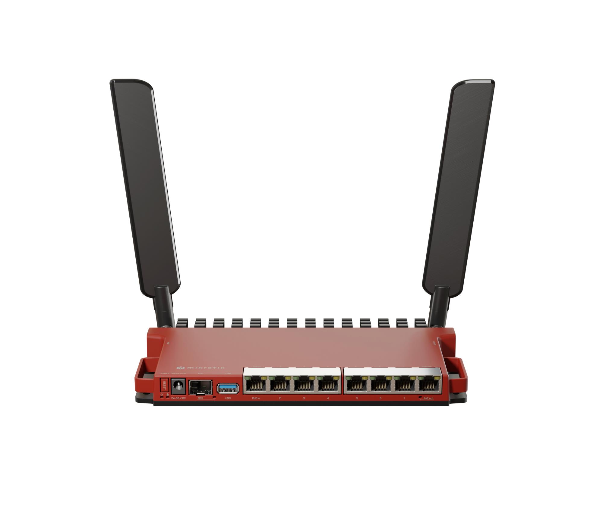 Wireless Router MIKROTIK Wireless Router Wi-Fi 6 IEEE 802.11ax USB 3.0 8x10/100/1000M 1xSPF Number of antennas 2 L009UIGS-2HAXD-IN