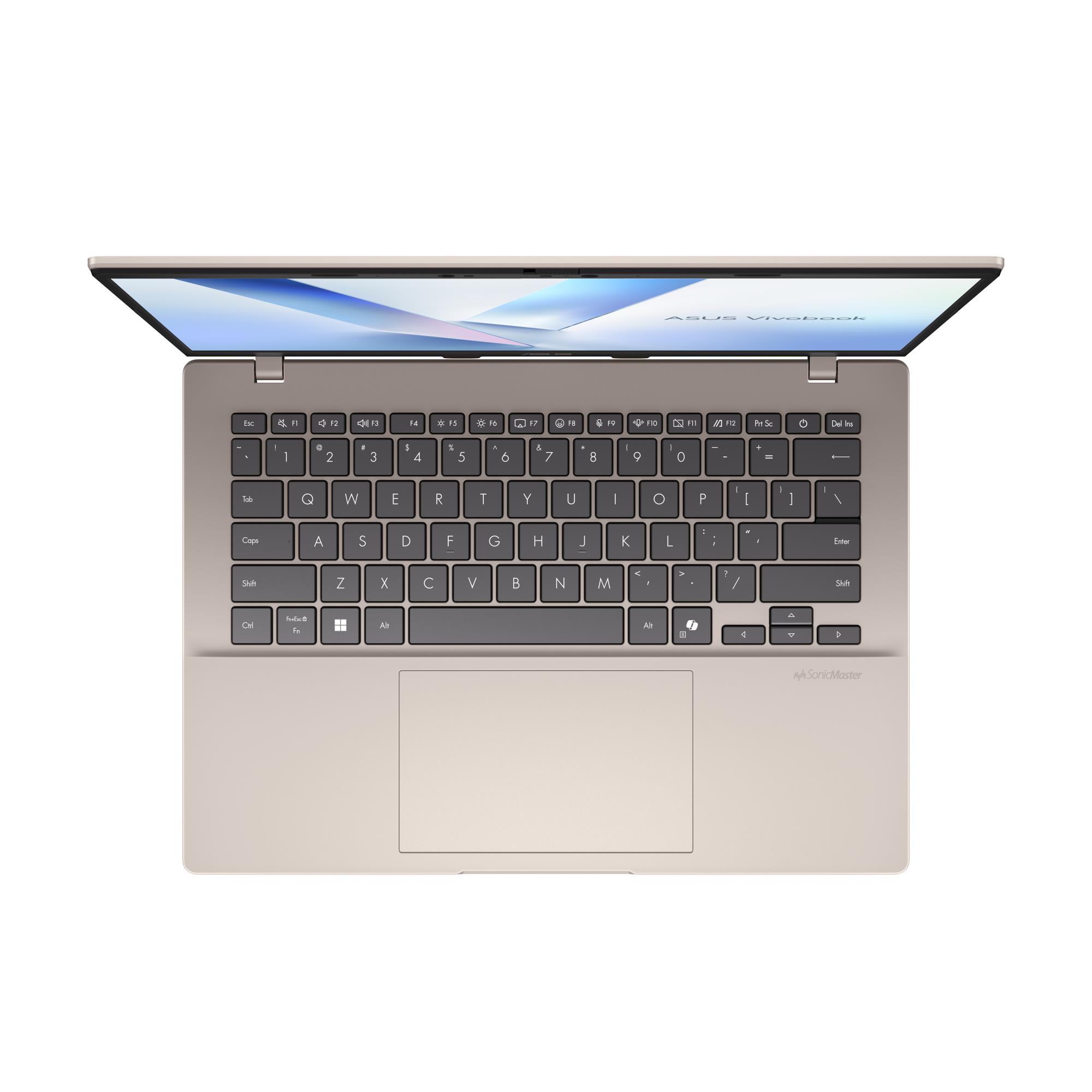 Notebook ASUS VivoBook Series X1407QA-LY045W CPU Snapdragon X X1-26-100 3000 MHz 14" 1920x1200 RAM 16GB LPDDR5x SSD 512GB Qualcomm Adreno GPU Integrated ENG Windows 11 Home Platinum 1.49 kg 90NB1602-M005R0 - Image 5