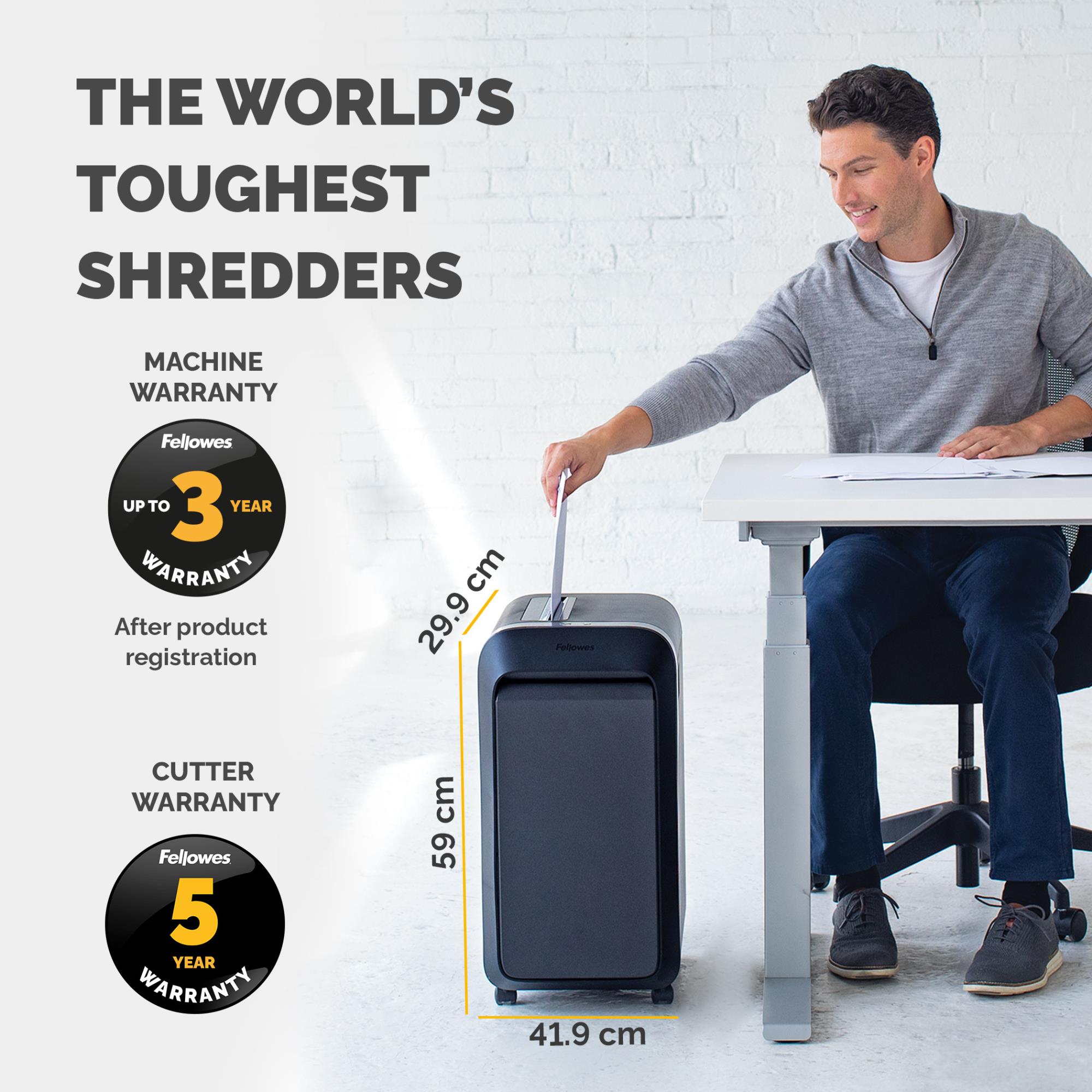SHREDDER POWERSHRED LX220/BLACK 5502601 FELLOWES - Image 9