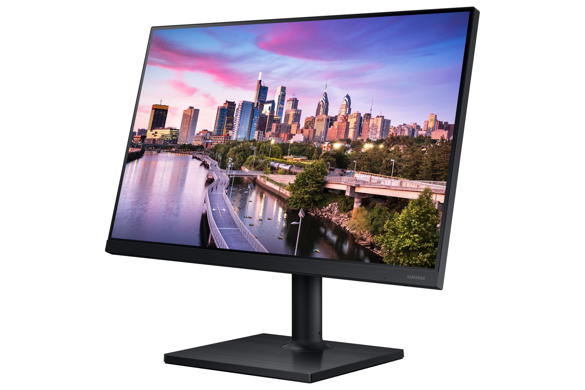 LCD Monitor SAMSUNG T45F 24" Business Panel IPS 1920x1200 16:10 75Hz Speakers Swivel Pivot Height adjustable Tilt Colour Black LF24T450GYUXEN - Image 4