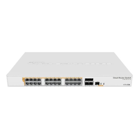 Switch MIKROTIK Type L3 Rack 24x10Base-T / 100Base-TX / 1000Base-T 4xSFP+ 1xRJ45 CRS328-24P-4S+RM