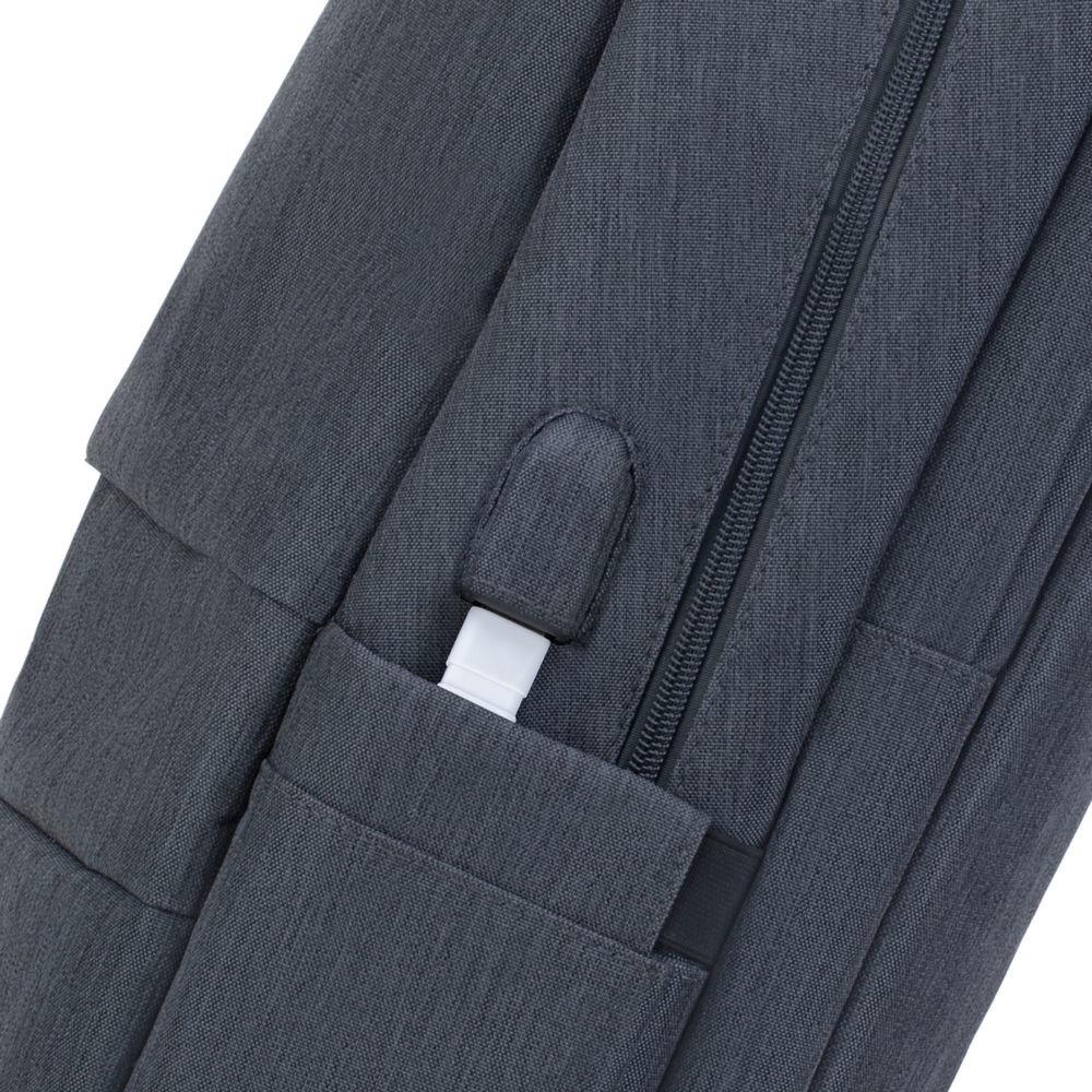 NB BACKPACK ANTI-THEFT 17.3"/7567 DARK GREY RIVACASE - Image 26