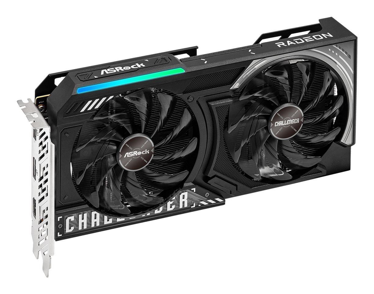 Graphics Card ASROCK AMD Radeon RX 9060 XT 16 GB GDDR6 128 bit PCIE 5.0 16x Dual Slot Fansink RX9060XTCL16GO - Image 3