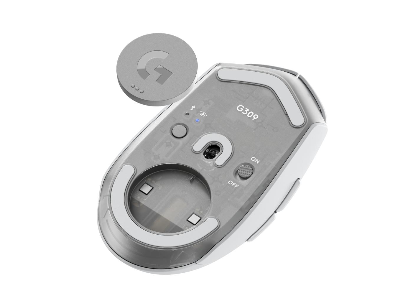 MOUSE USB OPTICAL WRL G309/WHITE 910-007207 LOGITECH - Image 5
