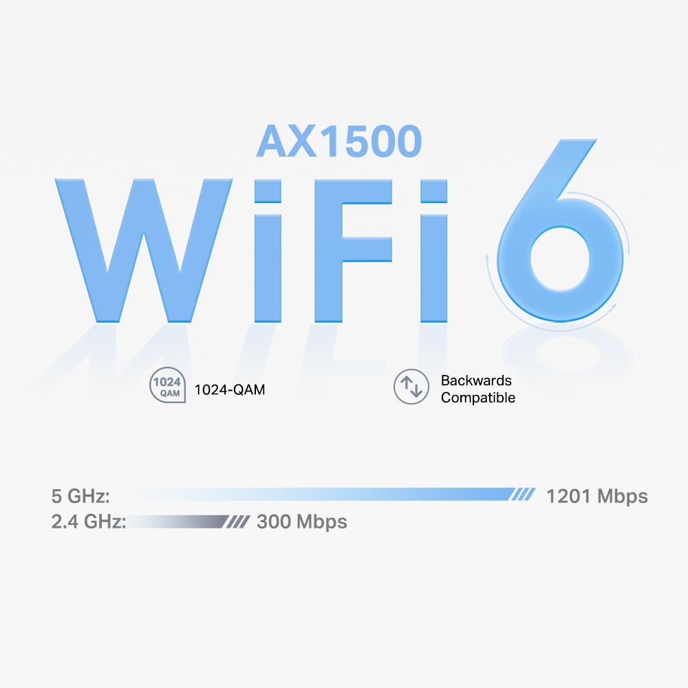 Wireless Router TP-LINK Wireless Router 1500 Mbps Mesh Wi-Fi 6 1x10/100/1000M 1x2.5GbE DHCP DECOX10(1-PACK) - Image 3