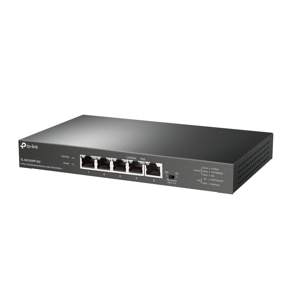 Switch TP-LINK TL-SG105PP-M2 Desktop/pedestal 5x2.5GbE TL-SG105PP-M2 - Image 2