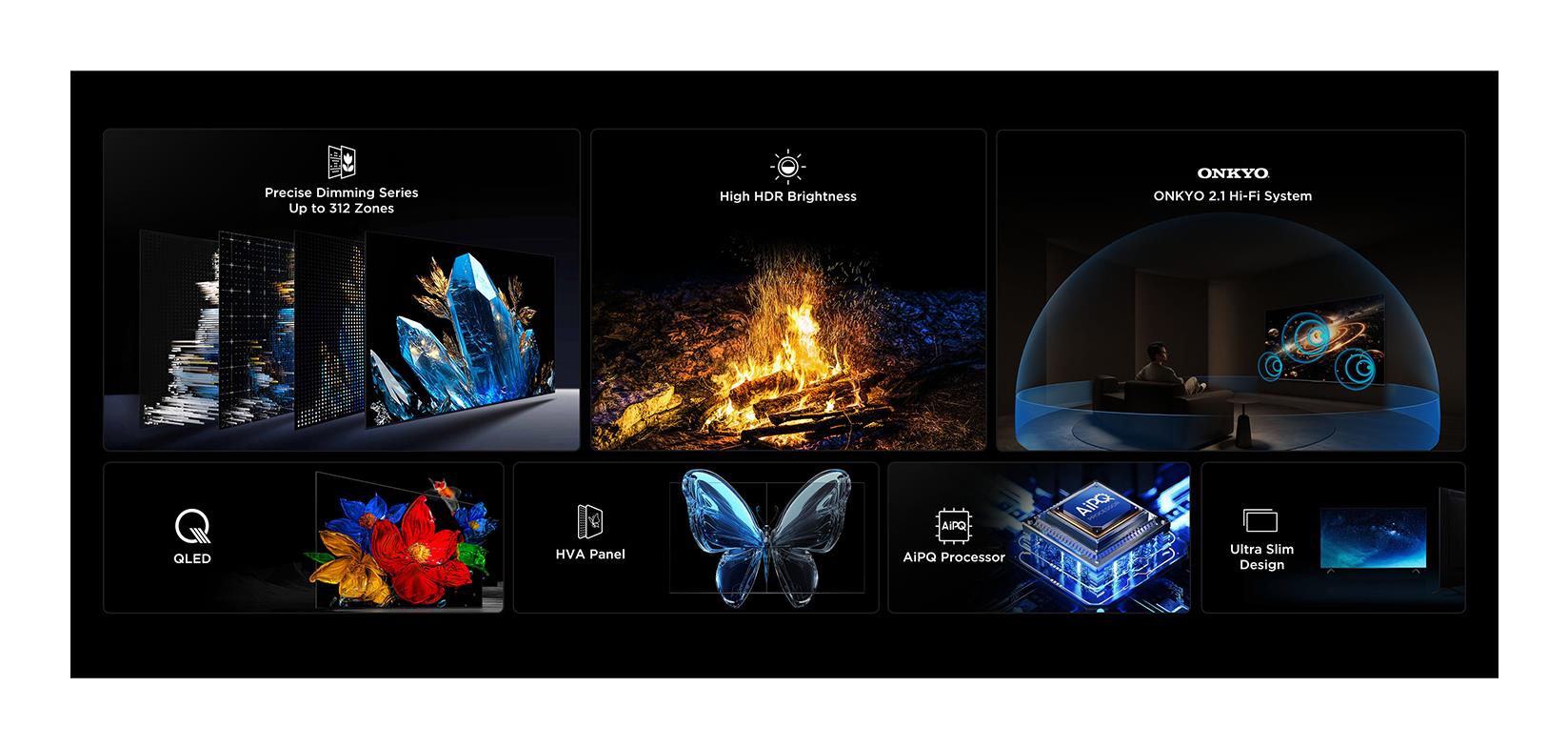 TV Set TCL 55 " 4K Ultra HD 3840 x 2160 pixels Flat 16:9 QD-Mini LED 55Q6C - Image 6