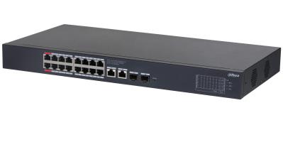 Switch DAHUA Desktop/pedestal Rack 16x10Base-T / 100Base-TX / 1000Base-T 2xSFP PoE ports 16 CS4220-16GT-240