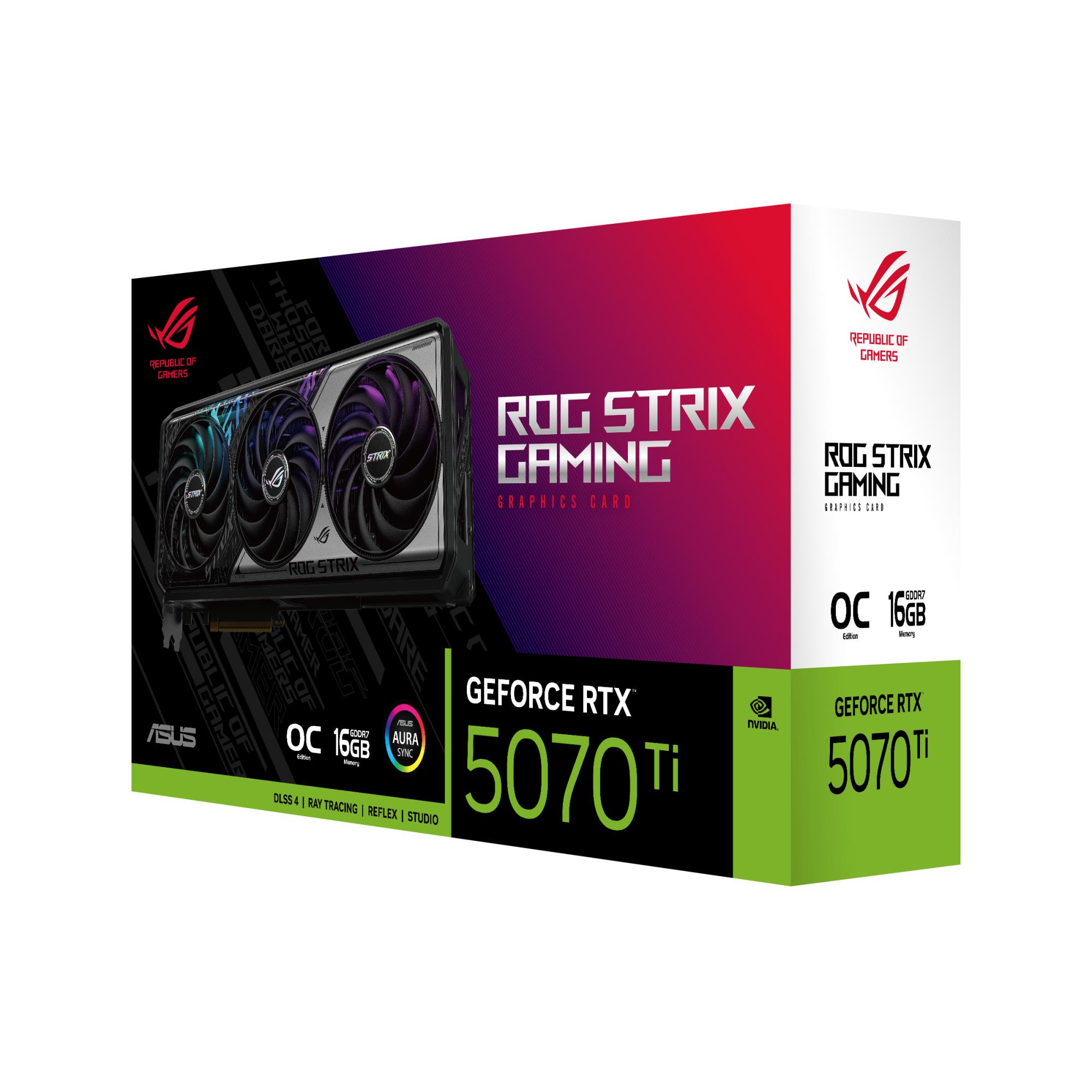 Graphics Card ASUS NVIDIA GeForce RTX 5070 Ti 16 GB GDDR7 256 bit PCI Express 5.0 Active STRIX-RTX5070TIO16G-GAM - Image 10