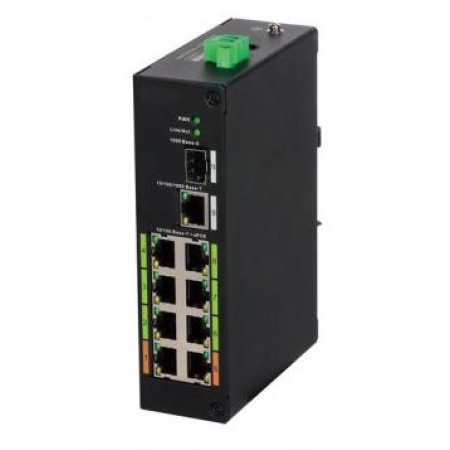 Switch DAHUA LR2110-8ET-120-V2 PoE ports 8 DH-LR2110-8ET-120-V2