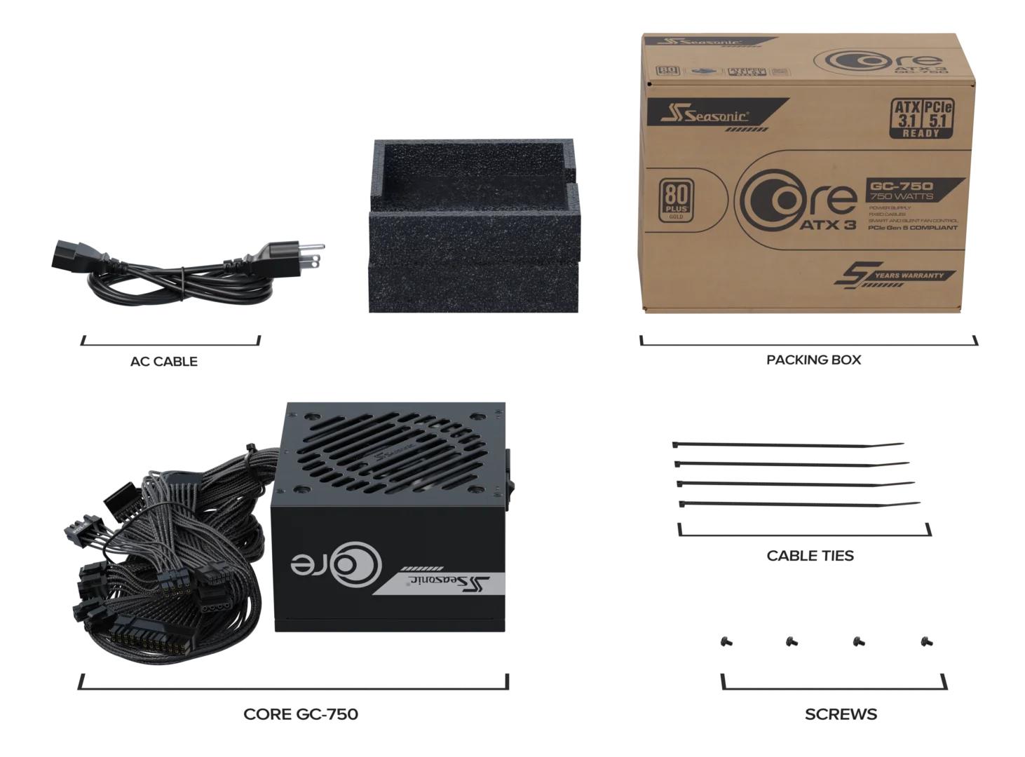 Power Supply SEASONIC ATX PC 100 - 240 V 750 W SRP-CGC751-A5A32SF - Image 14