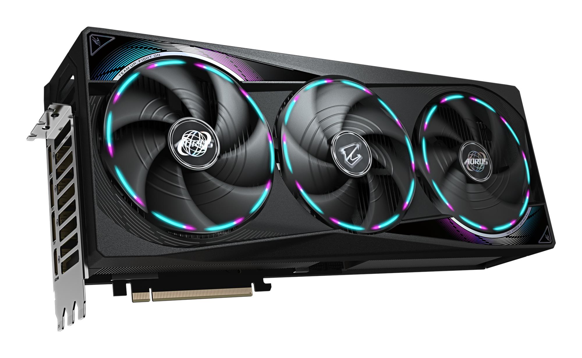Graphics Card GIGABYTE NVIDIA GeForce RTX 5070 Ti 16 GB GDDR7 256 bit PCIE 5.0 16x GPU 2670 MHz Dual Slot Fansink 1xHDMI 3xDisplayPort GV-N507TAORUSM-16GD - Image 3