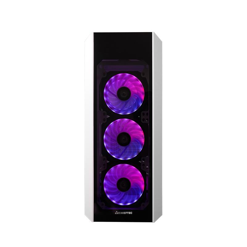 Case CHIEFTEC ATX/micro ATX/Mini-ITX White Midi Tower PC GL-03W-OP - Image 5