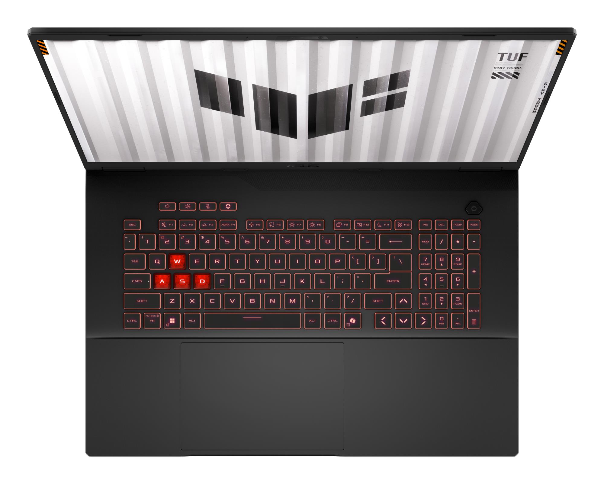 Notebook ASUS TUF Gaming A18 (2025) FA808UM-S8015W CPU Ryzen 7 260 18" 1920x1200 RAM 16GB DDR5 5600 MHz SSD 512GB NVIDIA GeForce RTX 5060 8GB ENG Windows 11 Home Grey 2.6 kg 90NR0NN1-M003S0 - Image 7