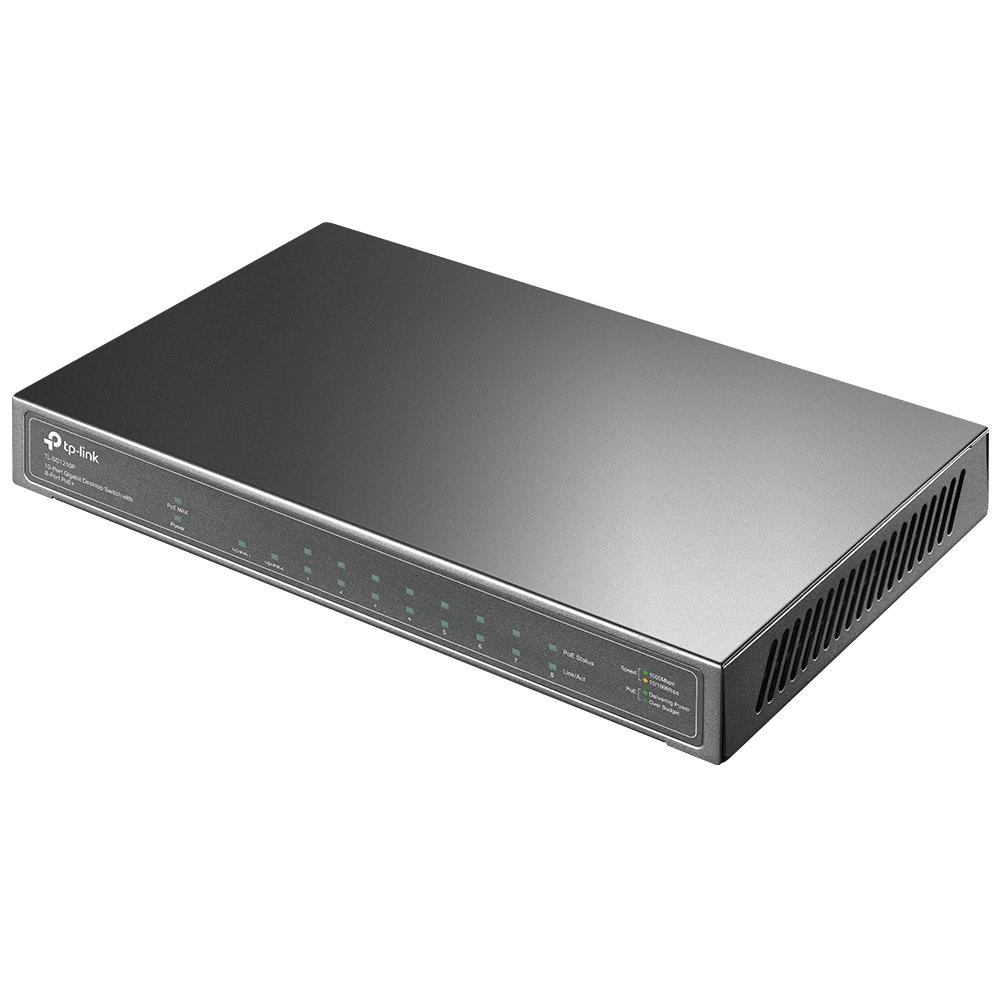 Switch TP-LINK TL-SG1210P Desktop/pedestal 9x10Base-T / 100Base-TX / 1000Base-T 1xSFP PoE+ ports 8 TL-SG1210P - Image 4