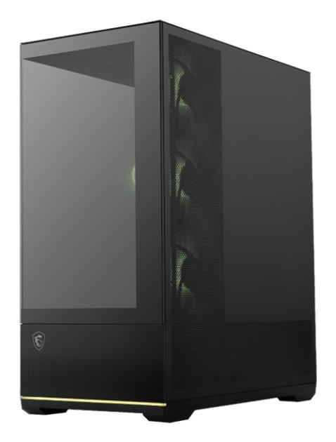 Case MSI MAG PANO 110R PZ MidiTower Case product features Transparent panel Not included Colour Black MAGPANO110RPZ