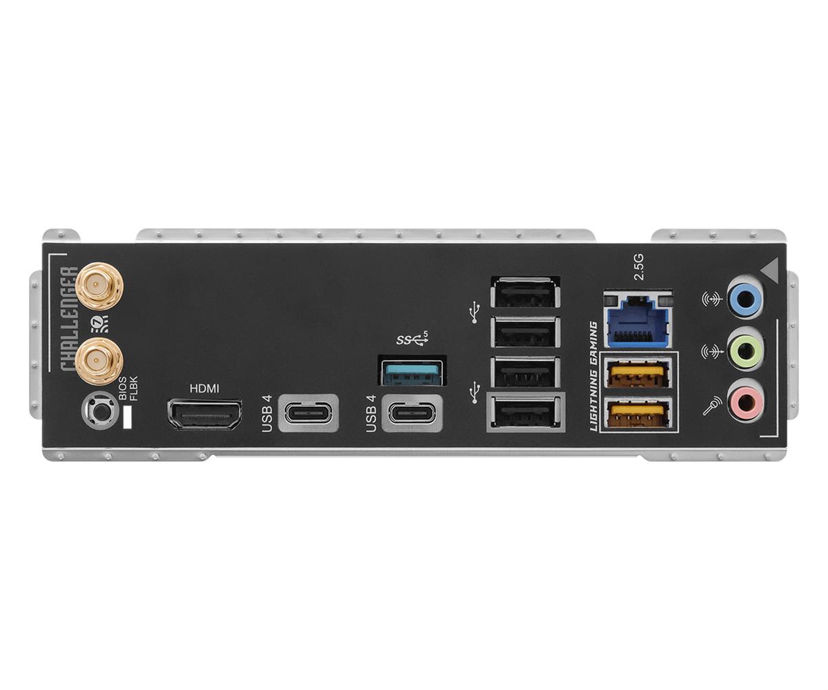 Mainboard ASROCK AMD X870 Socket AM5 ATX RAM DDR5-SDRAM 4xSlots Wi-Fi Yes Bluetooth Yes 1xNumber of M.2 (M) slots X870CHALLENGERWIFI - Image 6