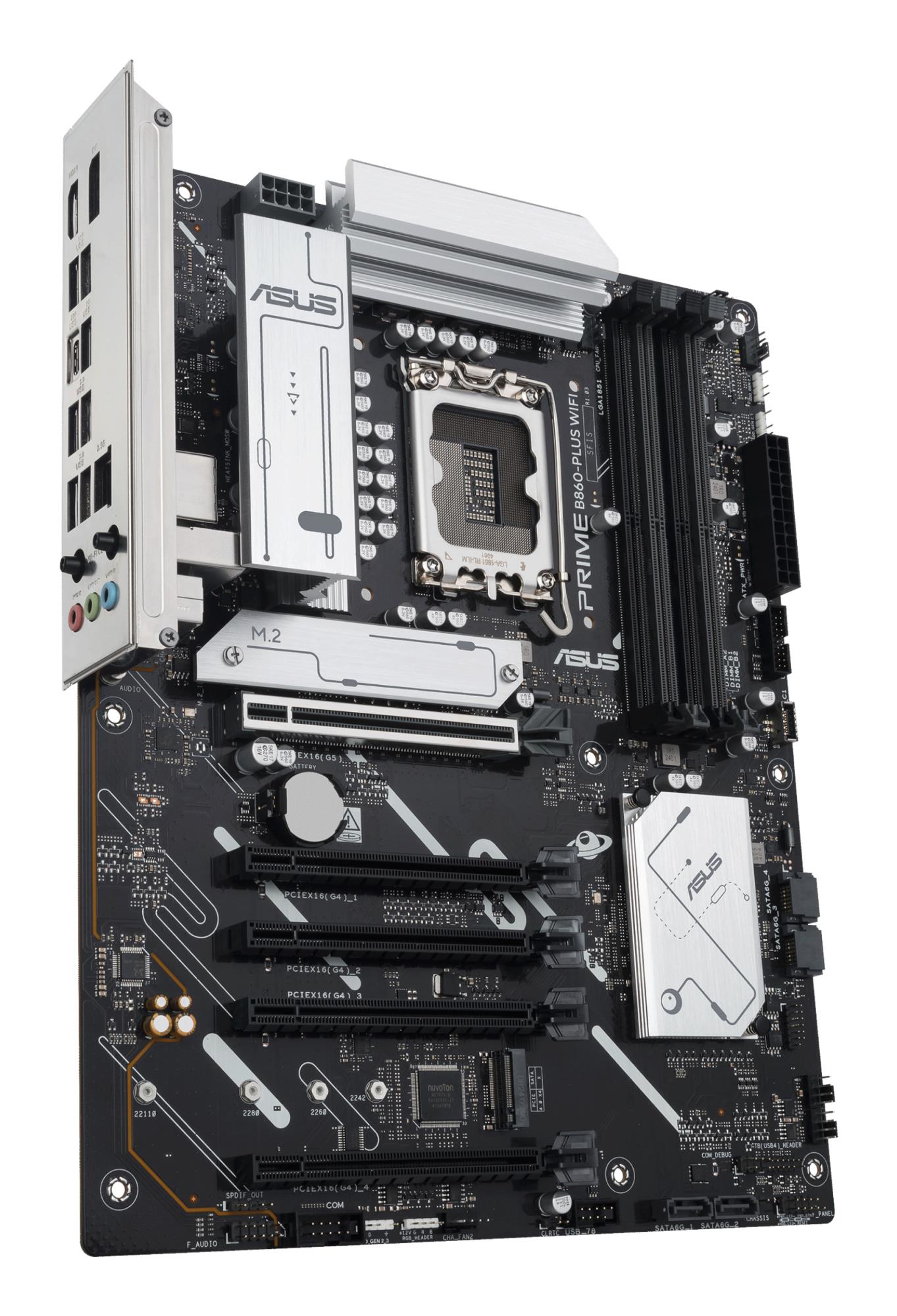 Mainboard ASUS Intel B860 Express LGA1851 ATX Memory DDR5 Memory slots 4 PRIMEB860-PLUSWIFI - Image 3
