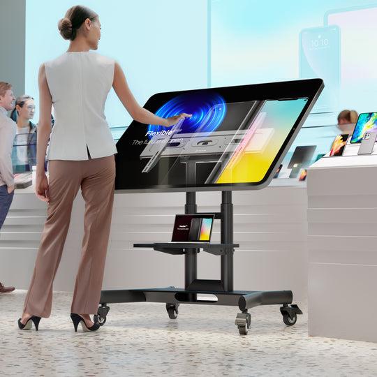 TV SET ACC MOBILE STAND/32-70"/BLACK TS1350-B ONKRON - Image 2