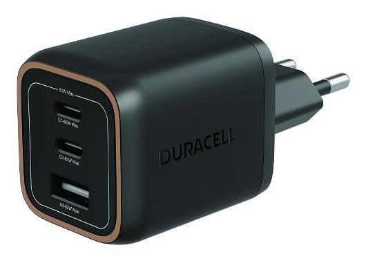 MOBILE CHARGER WALL 65W/BLACK DRACUSB25-EU DURACELL - Image 2