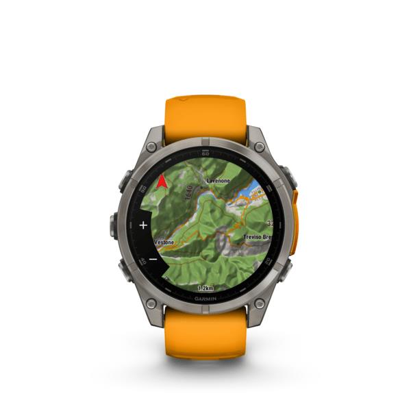 SMARTWATCH FENIX 8 SAPPHIRE/ORANGE 010-02904-11 GARMIN - Image 4