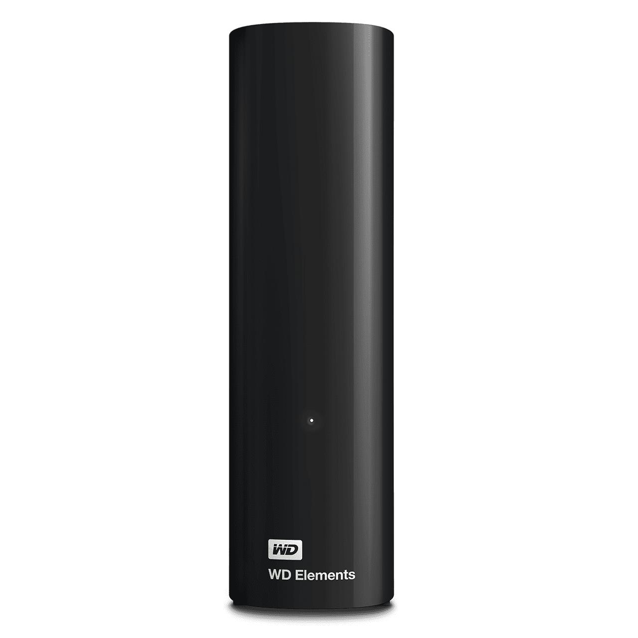 External HDD WESTERN DIGITAL Elements Desktop 12TB USB 3.0 Drives 1 Black WDBWLG0120HBK-EESN - Image 3
