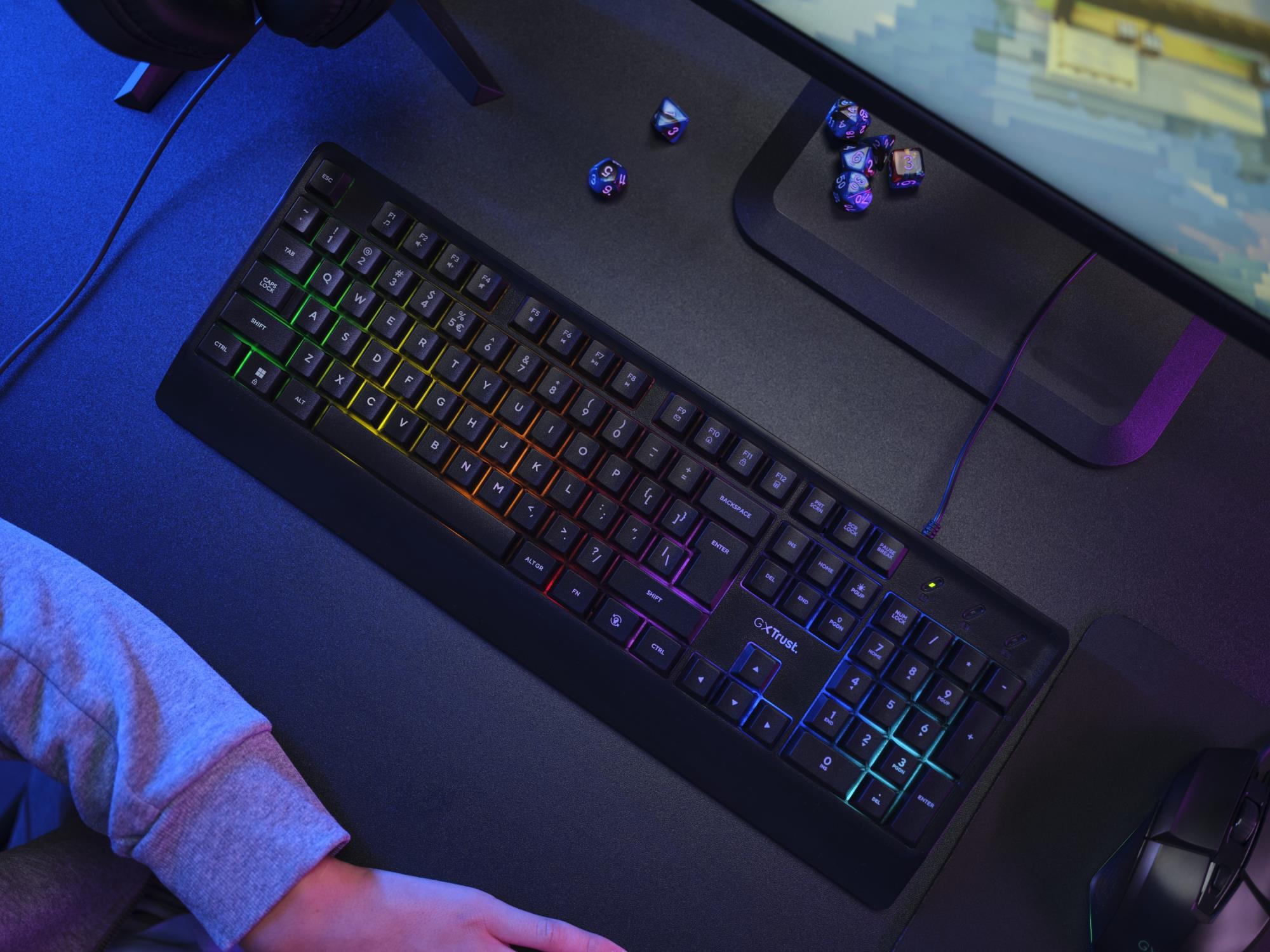 KEYBOARD +MOUSE GXT792 QUADROX/4-IN-1 BUNDLE ENG 25155 TRUST - Image 9