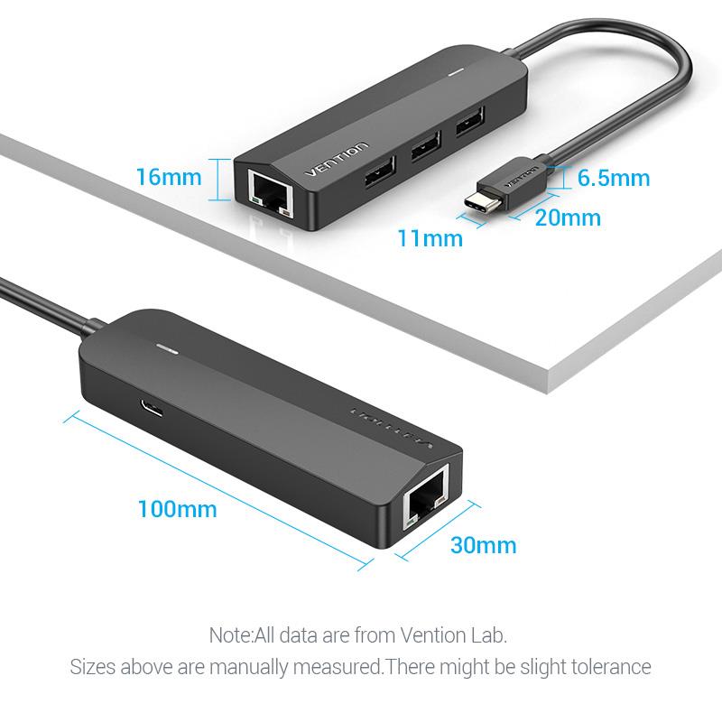 I/O HUB 5-IN-1 USB-C/0.15M TGOBB VENTION - Image 16