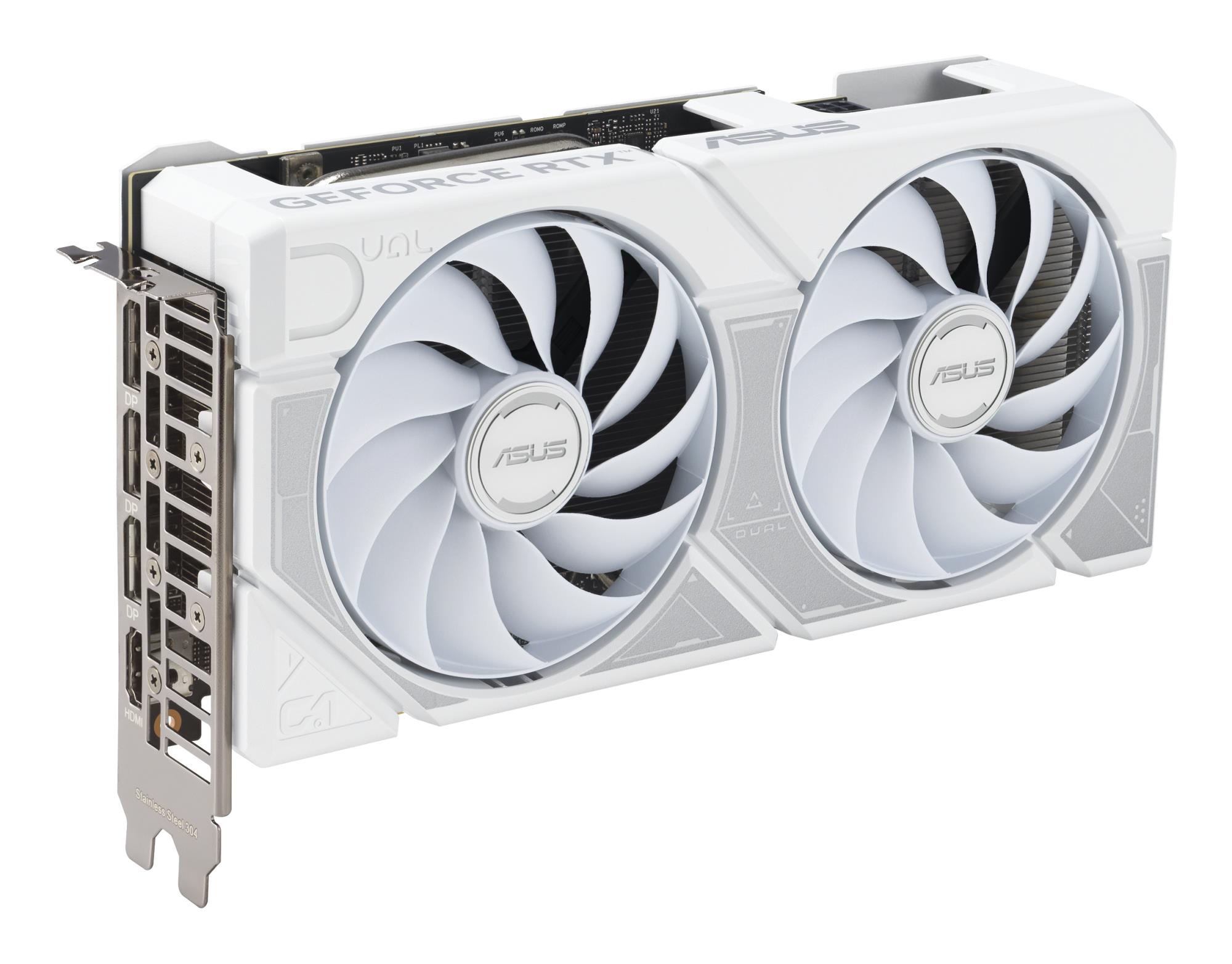 Graphics Card ASUS NVIDIA GeForce RTX 5060 Ti 16 GB GDDR7 128 bit PCI Express 5.0 Active DUAL-RTX5060TI-O16G-WHITE - Image 2