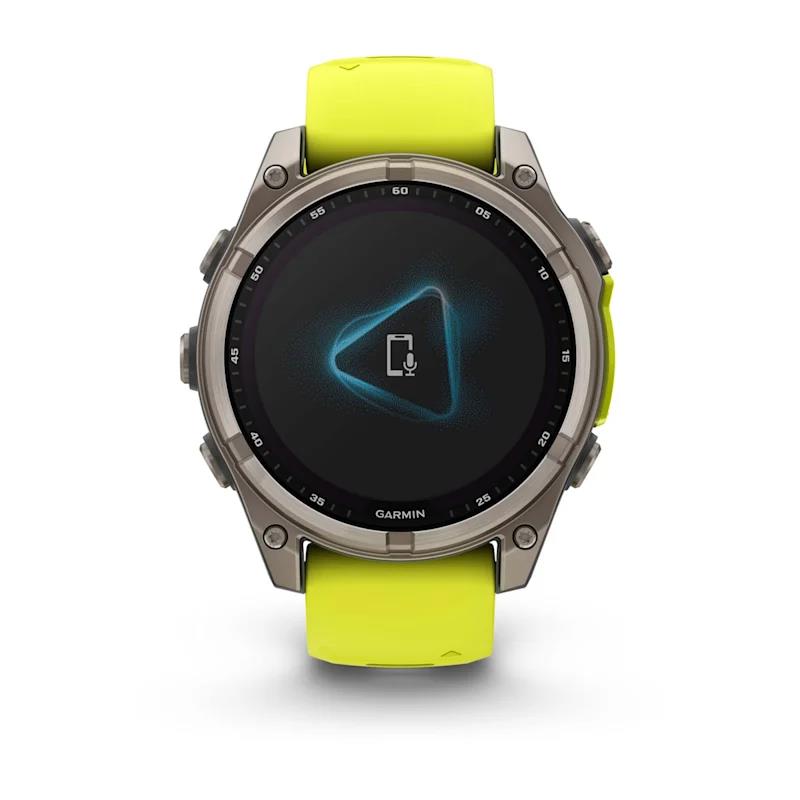SMARTWATCH FENIX 8 SAPP. SOLAR/YELLOW 010-02906-21 GARMIN - Image 6