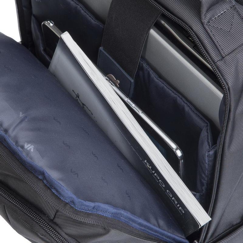 NB BACKPACK CENTRAL 15.6"/8262 BLACK RIVACASE - Image 7