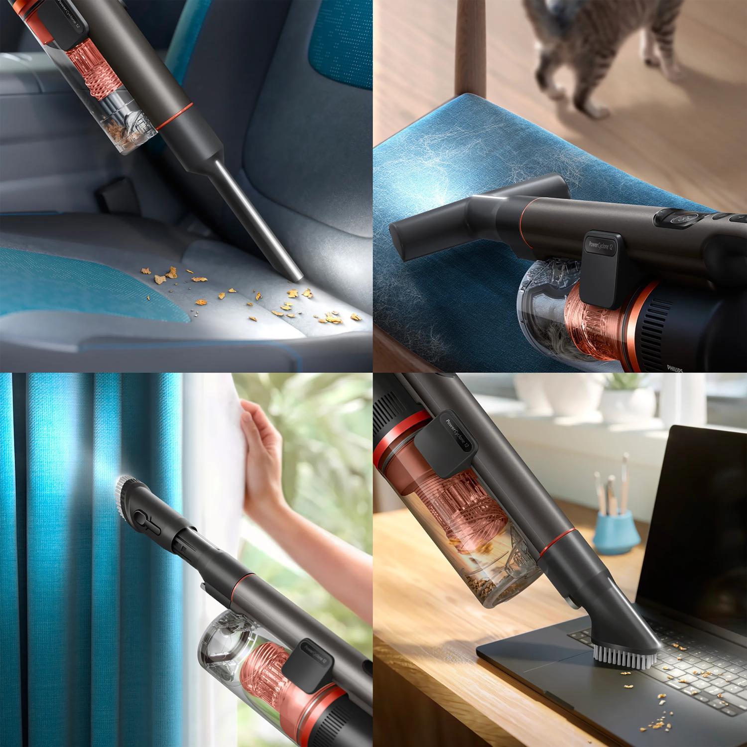 Vacuum Cleaner PHILIPS Dry&wet 2-in-1 stick vacuum Blue Bagless Battery 1.7 kg XC7163/01 - Image 4