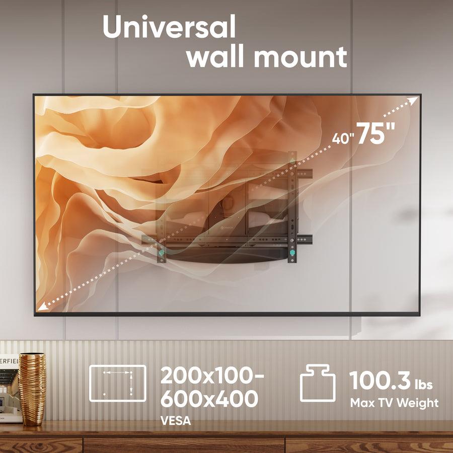 TV SET ACC WALL MOUNT/40-75"/BLACK M6L-B ONKRON - Image 2