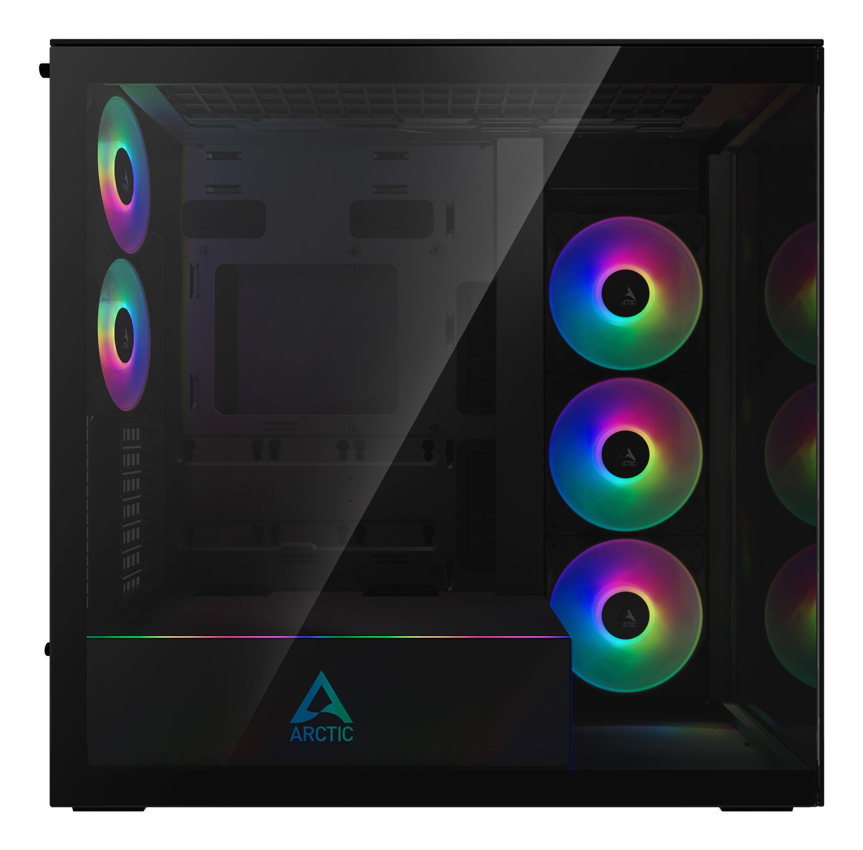 Case ARCTIC EATX Black Midi Tower PC Xtender (Mirror Black) ACPCC00018A - Image 4