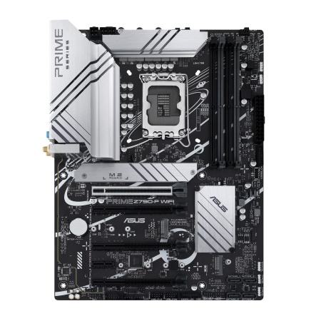 Mainboard ASUS Intel Z790 LGA1700 ATX Memory DDR5 Memory slots 4 1xPCI-Express 3.0 1x 3xPCI-Express 4.0 16x 1xPCI-Express 5.0 16x 3xM.2 1xHDMI 1xDisplayPort 4xUSB 2.0 3xUSB 3.2 1xUSB-C 1xPS/2 1xRJ45 3xAudio port PRIMEZ790-PWIFI