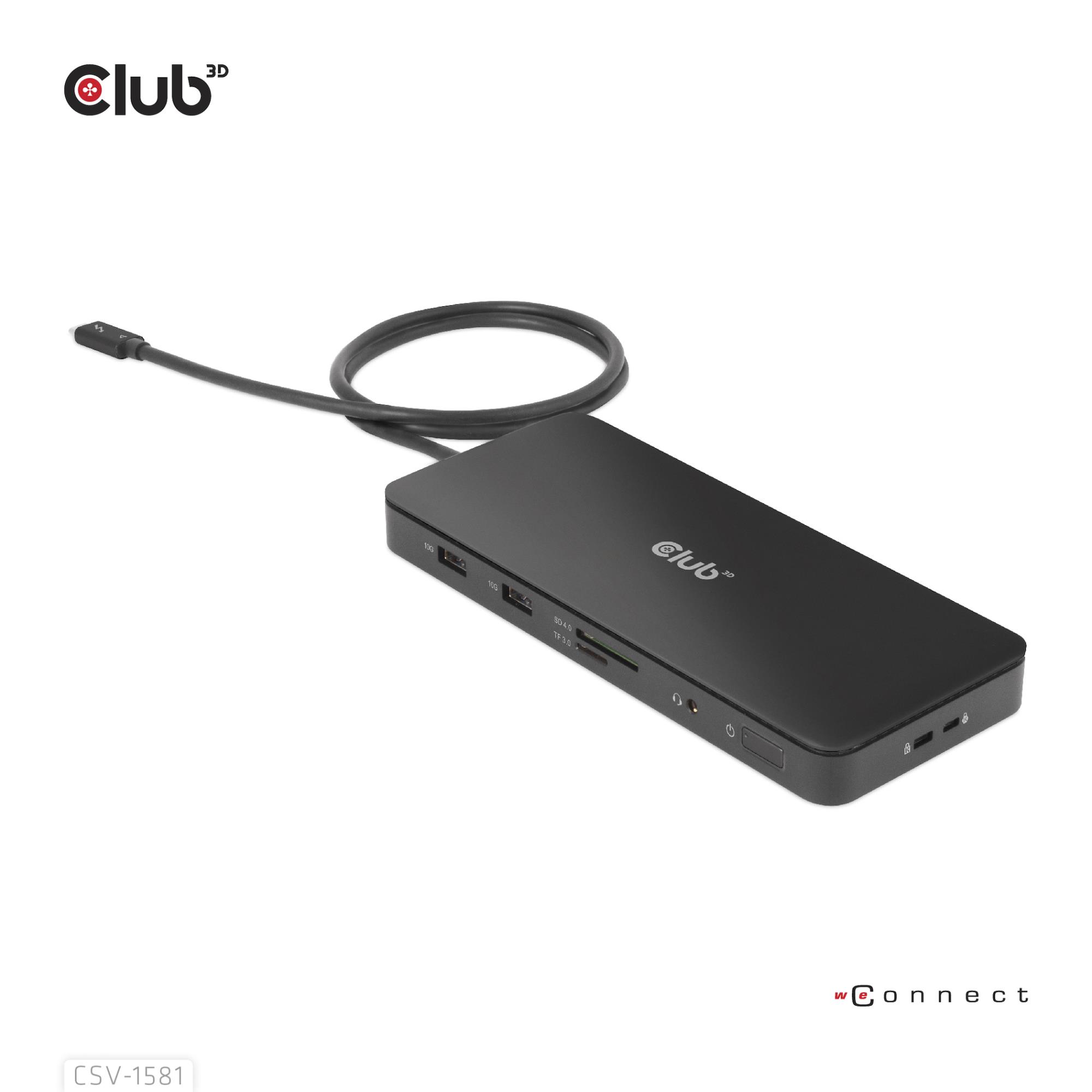 NB ACC DOCKING STATION 11IN1/THUNDERBOLT CSV-1581 CLUB3D - Image 3