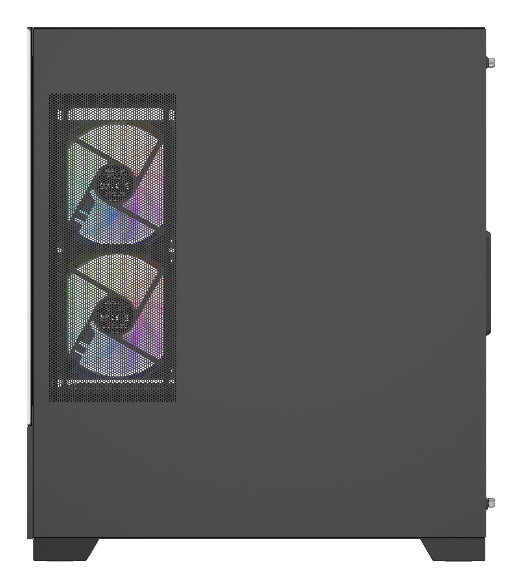 Case XILENCE XG172 MidiTower Case product features Fan control panel/Transparent panel Not included Colour Black XG172 - Image 11