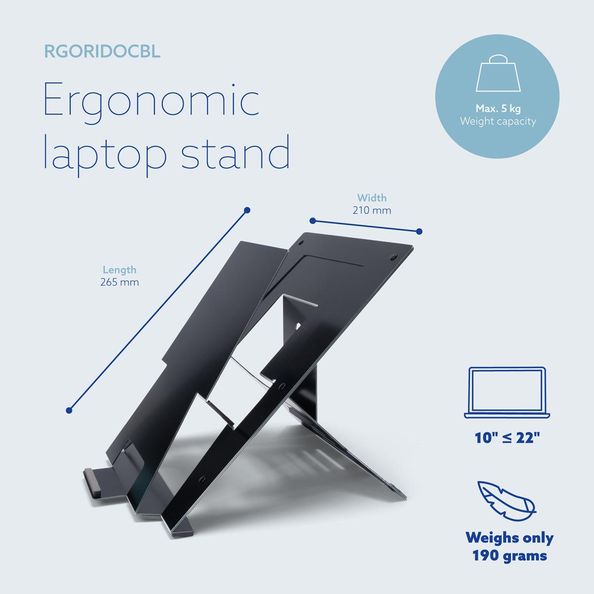 NB ACC STAND RISER DOCUMENT/BLACK RGORIDOCBL R-GO TOOLS - Image 12