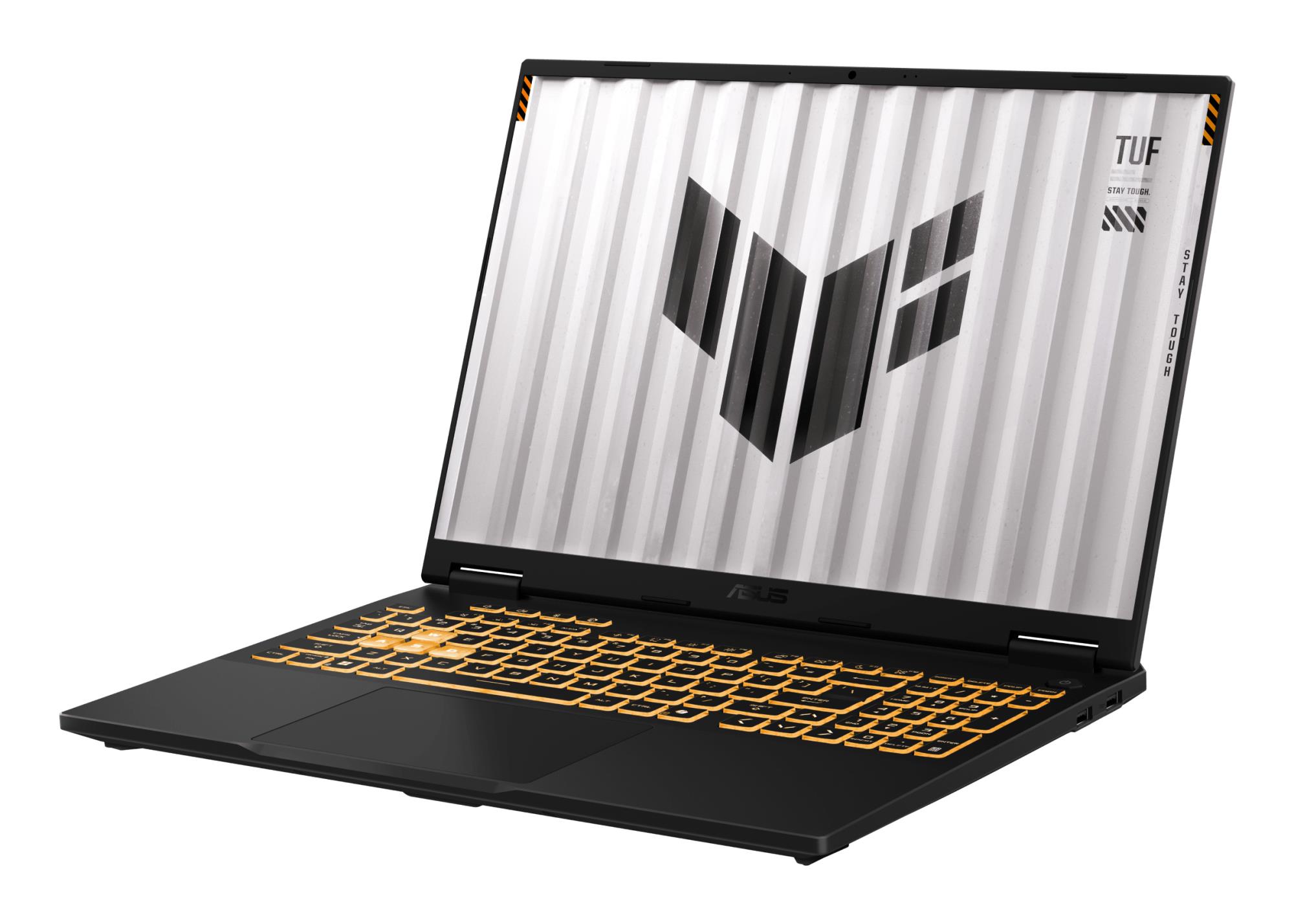 Notebook ASUS TUF FX608JHI-QT325W CPU Intel® CoreT i5 i5-14450HX 16 " 2560 x 1600 pixels RAM 16 GB DDR5-SDRAM SSD 512 GB Discrete graphics NVIDIA® GeForce RTXT 5050 8 GB On-board graphics Yes Numeric keypad Yes OS installed Windows 11 Home Colour Black,Grey Weight 2.2 kg 5600 MHz 90NR0NA1-M00LH0 - Image 3